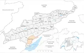 Karte von Plateau de Diesse