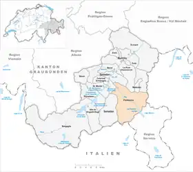 Karte von Pontresina