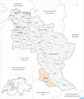 Karte von Röthenbach im Emmental