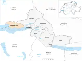 Karte von Rapperswil-Jona