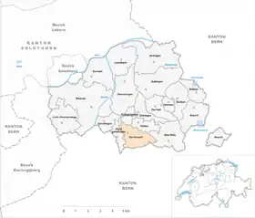Karte von Recherswil