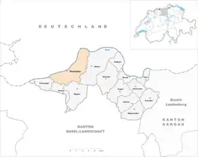 Karte von Rheinfelden