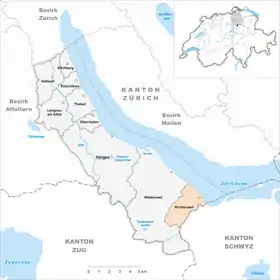 Karte von Richterswil