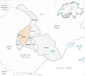 Karte von Riederalp