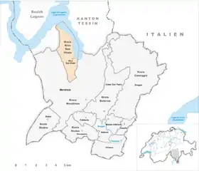 Karte von Riva San Vitale
