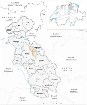 Karte von Rorbas