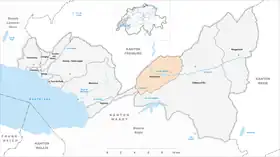 Karte von Rossinière