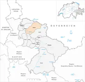 Karte von Schiers