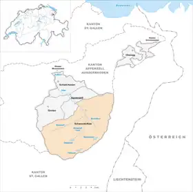 Karte von Schwende-Rüte
