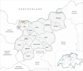 Karte von Sisseln