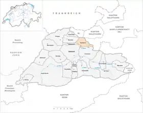 Karte von Soyhières