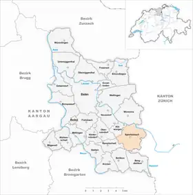 Karte von Spreitenbach