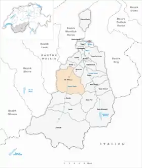 Karte von St. Niklaus