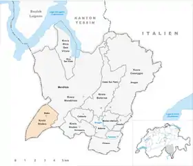 Karte von Stabio