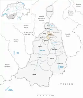 Karte von Stalden