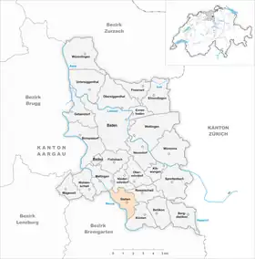 Karte von Stetten