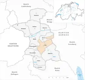 Karte von Suhr
