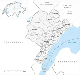 Karte von Tannay