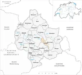 Karte von Tecknau