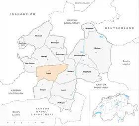 Karte von Therwil