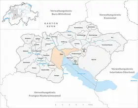 Karte von Thun