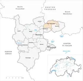 Karte von Tobel-Tägerschen