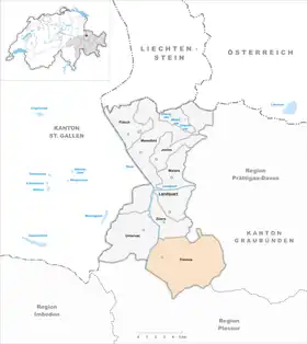 Karte von Trimmis