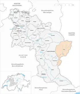 Karte von Trub