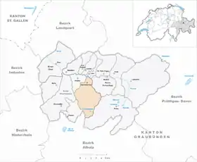 Karte von Tschiertschen