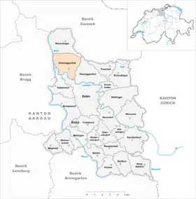 Karte von Untersiggenthal