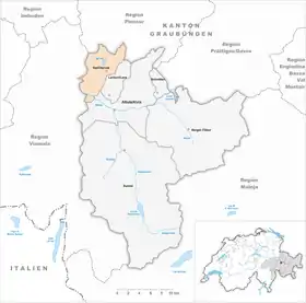 Karte von Vaz/Obervaz