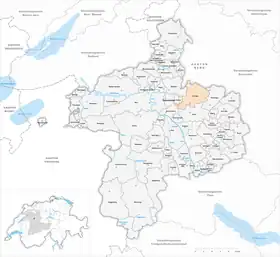 Karte von Vechigen