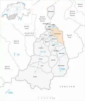 Karte von Visperterminen