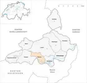 Karte von Winznau