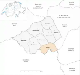 Karte von Wolfwil
