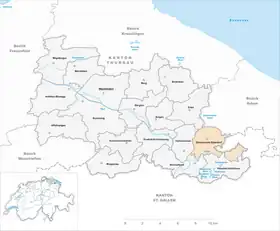Karte von Zihlschlacht-Sitterdorf