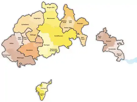 Gemeinden des Kantons