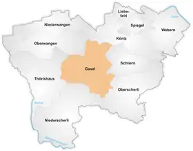 Karte von Gasel