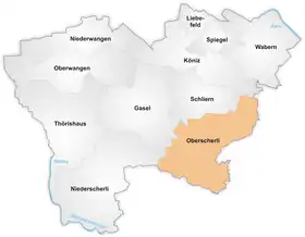 Karte von Oberscherli
