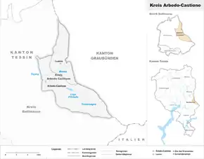 Karte von Arbedo-Castione