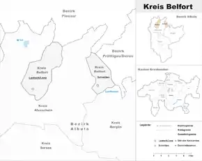 Karte von Belfort