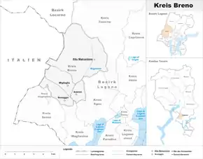 Karte von Breno