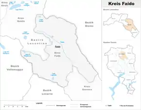 Karte von Faido