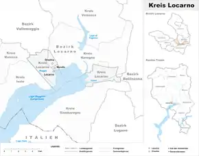 Karte von Locarno