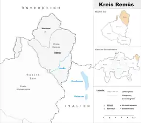 Karte von Kreis Ramosch(Circul da Ramosch)