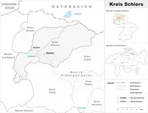 Karte von Schiers
