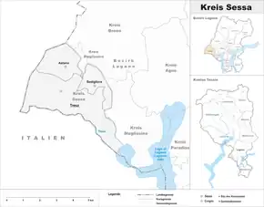 Karte von Sessa