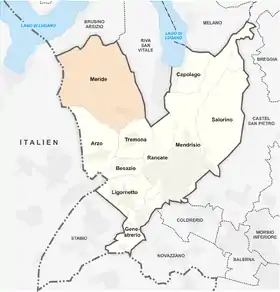Karte von Meride