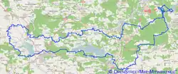 Karte des Wanderweges