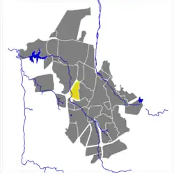 Karte von Dorado Park im Stadtgebiet von Windhoek